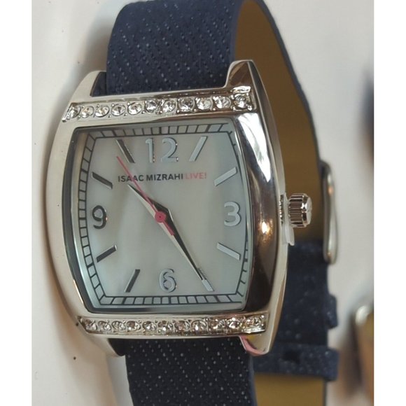 New Isaac Mizrahi Live Silver Stainless‎ Steel Japan Mvmt Ladies Womens Watch - Picture 7 of 9